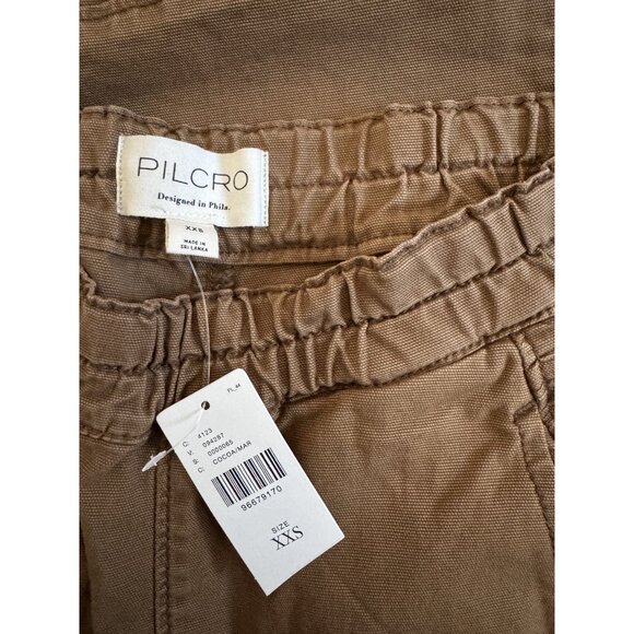 NWT Size XXS - Anthropologie The Izzie Relaxed Pull-On Cotton Barrel Pants - Picture 7 of 16